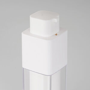 Square Acrylic Airless Lotion Pump Bottle