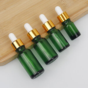Green Color Essential Oil Dropper Bottle