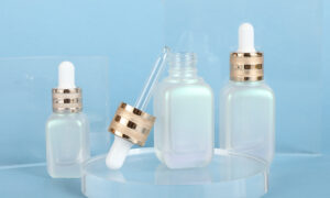 Pearlescent Pigments serum glass bottle