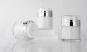 airless cosmetics cream jar bottle