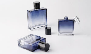 gradient glass perfume spraying bottle