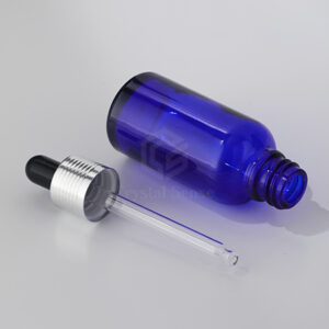 blue glass dropper bottles for essential oil