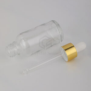 glass dropper bottle for cosmetic oil