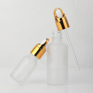 glass essential oil bottle