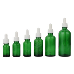 cosmetic glass container essential oil bottles