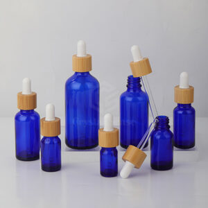 essential oil bottle bamboo cap