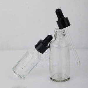 glass cosmetic bottle packaging essential oil bottle