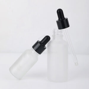 skincare glass essential oil dropper bottles