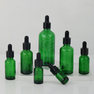 glass essential oils serum bottle