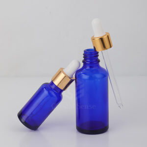 glass essential oil bottle