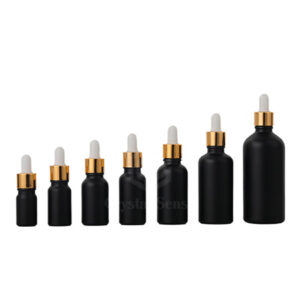 hair oil bottles with dropper