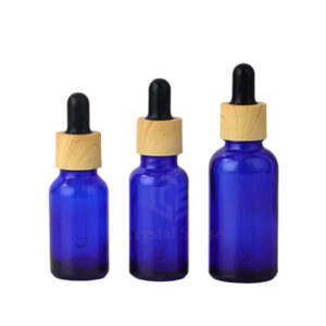glass skincare oil dropper bottle