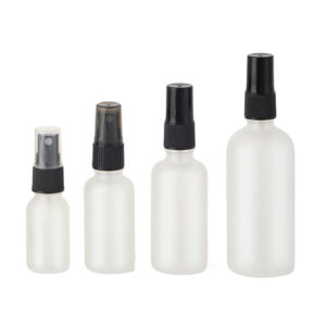 glass spray cosmetic bottle