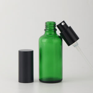 serum bottle glass pump bottle