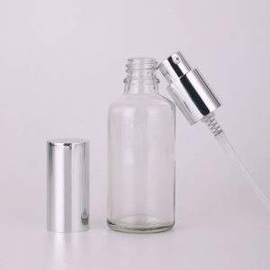 serum glass bottle with pump