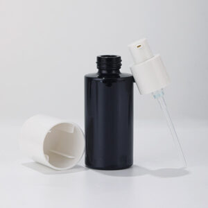 glass cosmetic pump bottle