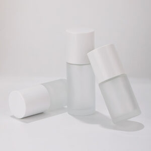 cosmetic frosted spray glass bottle