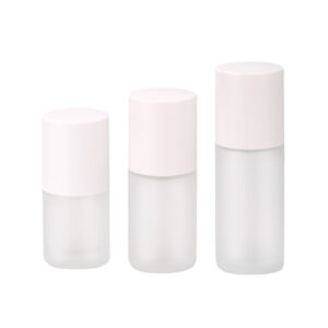 cosmetic frosted spray glass bottle