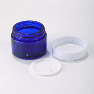 face cream glass cosmetic jar