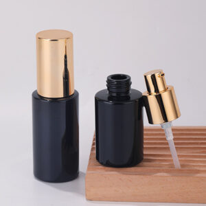 cosmetic pump glass bottle container packaging