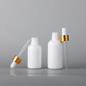 porcelain glass bottle with pipette