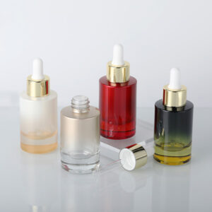 cosmetic serum dropper bottle