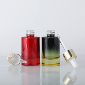 cosmetic serum dropper bottle