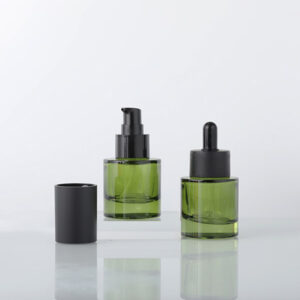 glass cosmetic bottle