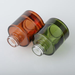 glass cosmetic bottle