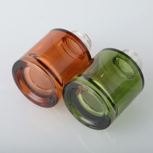 glass cosmetic bottle