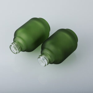 Glass Pump Bottle Container for Cosmetics