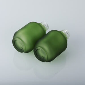 Glass Pump Bottle Container for Cosmetics