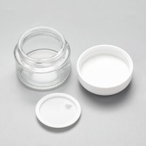 glass cosmetic jars