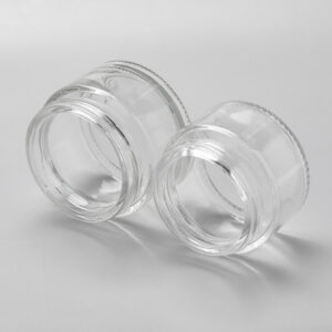 glass cosmetic jars