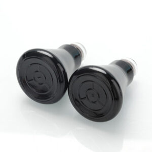 black glass serum bottle