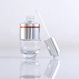 empty serum essential oil dropper bottle