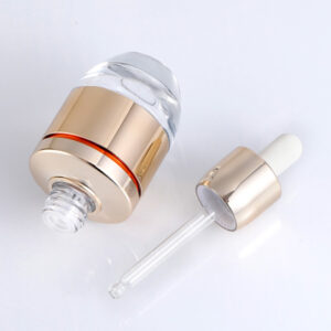 cosmetic dropper glass bottle