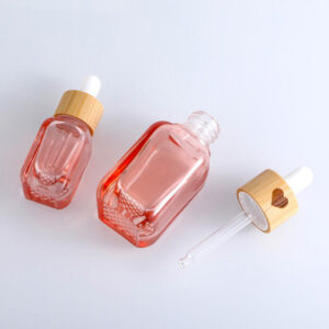 skin care pink bottle