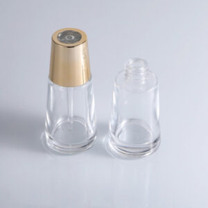 dropper glass cosmetic bottle