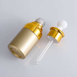 cosmetic serum dropper bottle