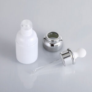 cosmetic glass bottle serum dropper bottle