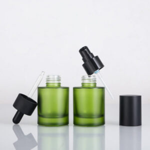 glass cosmetic bottle