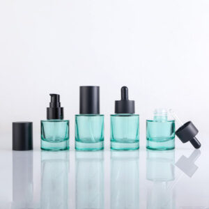 skin care glass cosmetic bottle