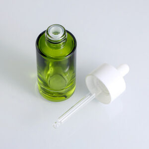 thick base glass serum dropper bottle