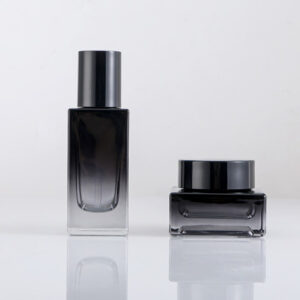 square glass cosmetic packaging