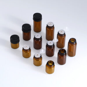 1ml 2ml 3ml amber glass vial