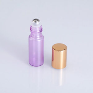 pearl light glass roller bottle for essential oil