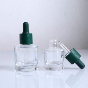 dropper glass cosmetic bottle