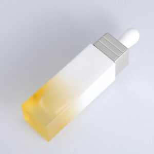 square cosmetic glass serum