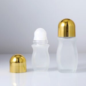 perfume oil roll on glass bottle